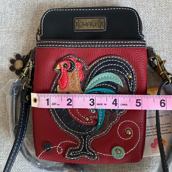 NWT Chala Rooster vegan purse - Picture 9 of 9